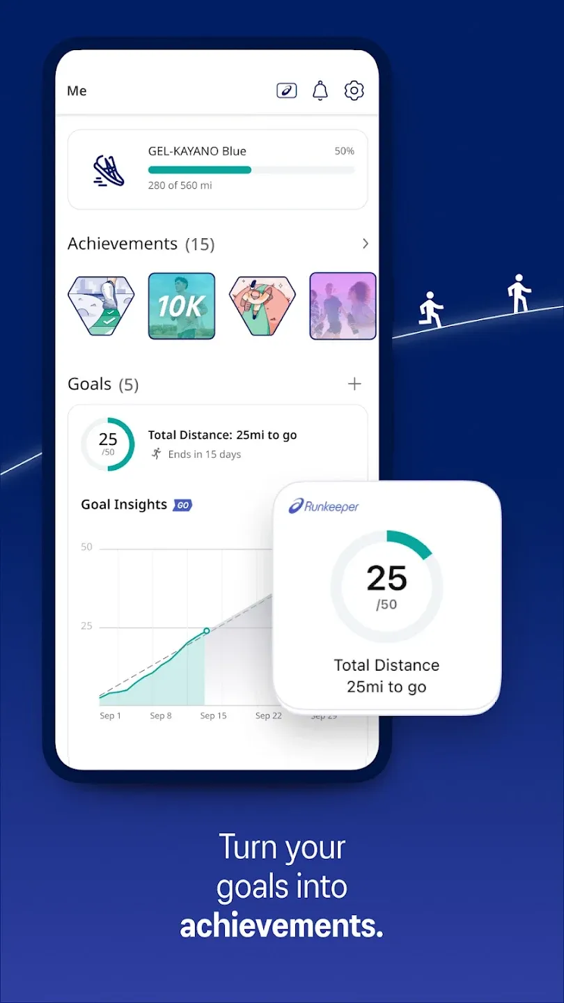 RunKeeper: GPS бег ходьба v16.24 APK Мод (Всё открыто, Premium) Screenshot 2 RunKeeper: GPS бег ходьба v16.24 APK Мод (Всё открыто, Premium) Screenshot 2