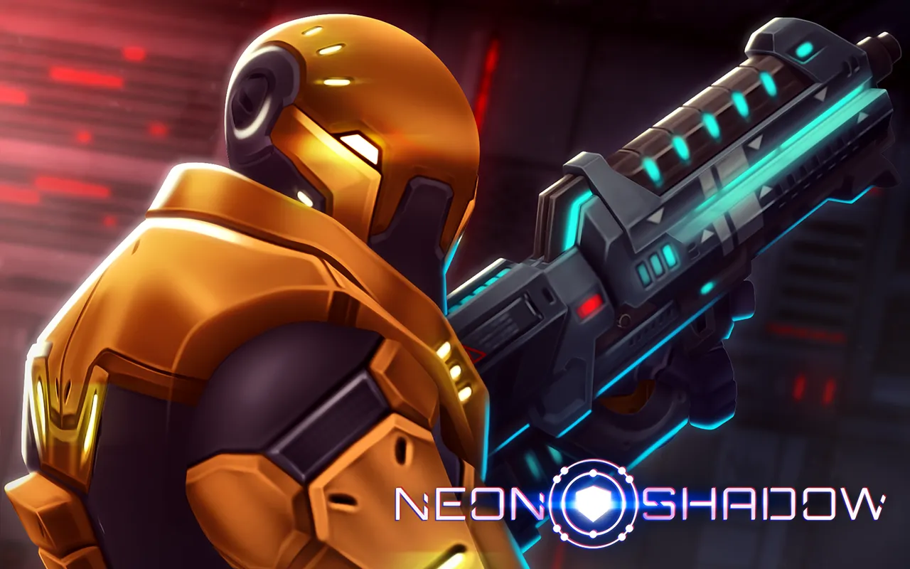 Neon Shadow: Cyberpunk 3D FPS [мод: бесконечные патроны] Screenshot 1