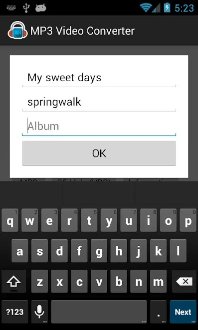 MP3 Video Converter Screenshot 2
