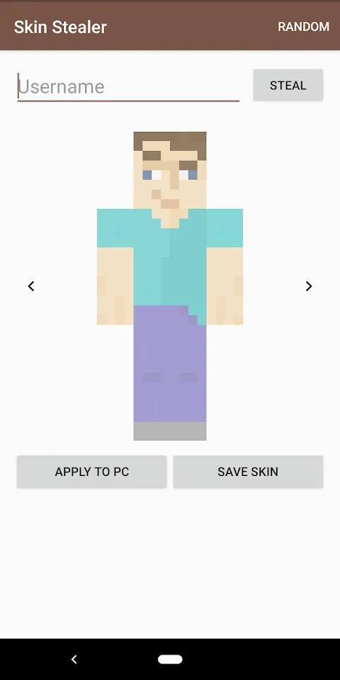 Skin Stealer for Minecraft Screenshot 1 Skin Stealer for Minecraft Screenshot 1