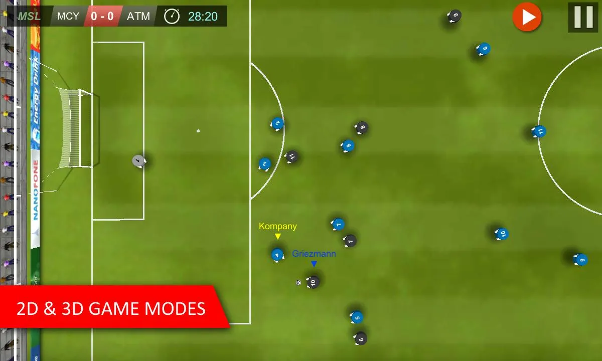 Mobile Soccer League [мод: бесплатные покупки] Screenshot 3