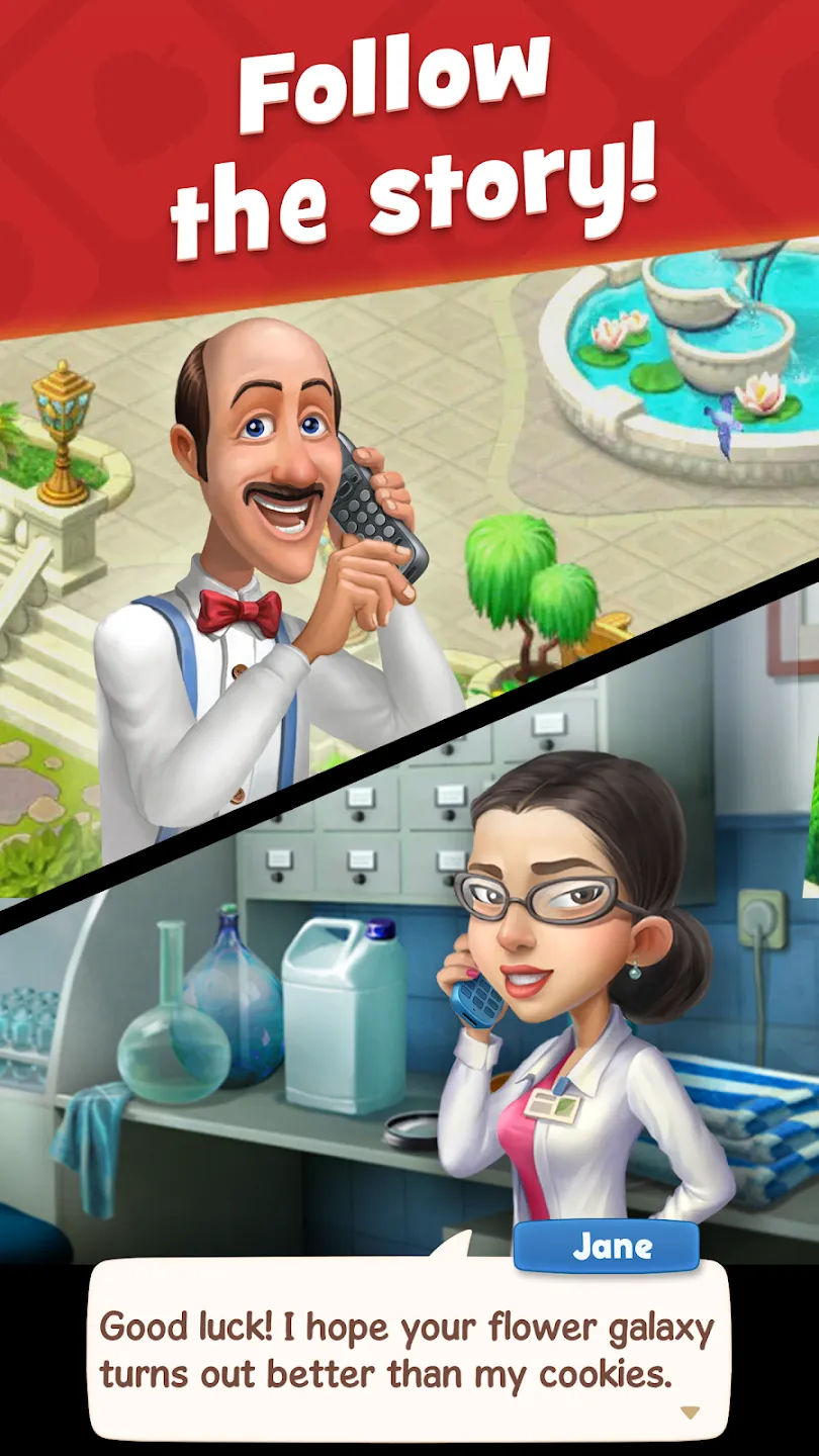 Gardenscapes v9.6.0 APK Мод (Много денег) Screenshot 3 Gardenscapes v9.6.0 APK Мод (Много денег) Screenshot 3