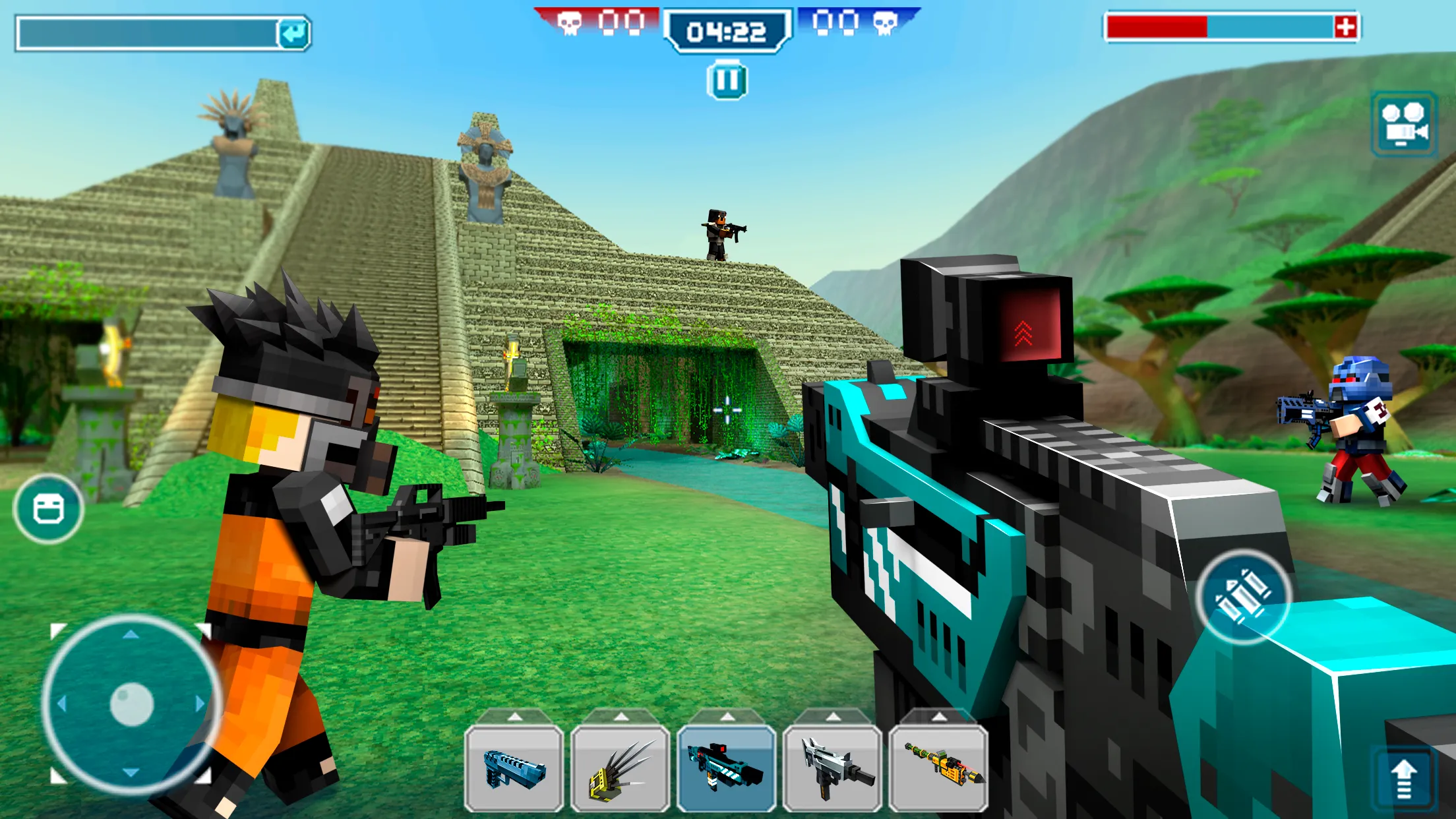 Blocky Cars Online v8.10.2 APK Мод (Меню, Много урона, Режим бога) Screenshot 3 Blocky Cars Online v8.10.2 APK Мод (Меню, Много урона, Режим бога) Screenshot 3