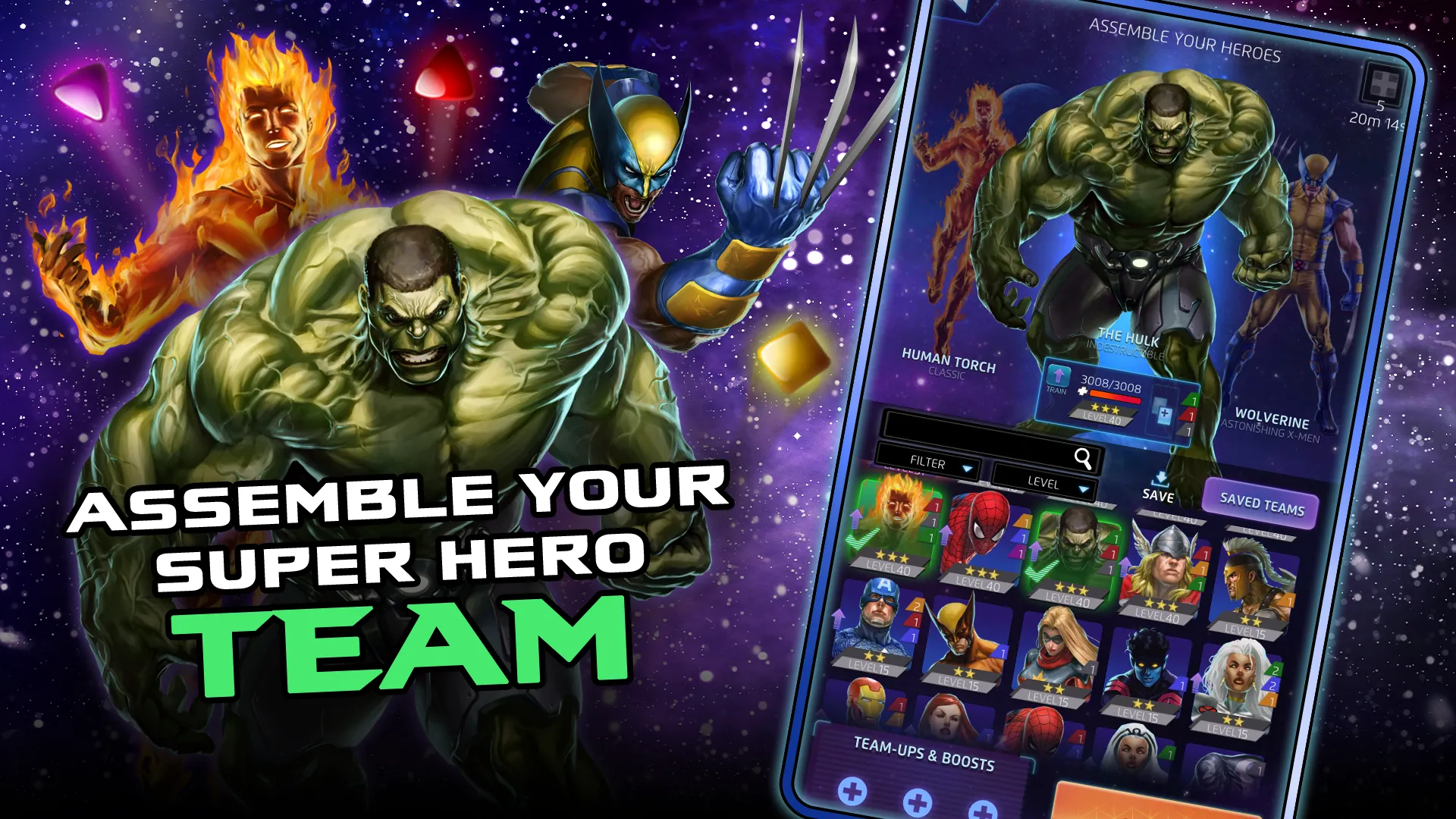 MARVEL Puzzle Quest v330.712534 APK Мод (Много денег) Screenshot 3 MARVEL Puzzle Quest v330.712534 APK Мод (Много денег) Screenshot 3