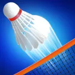Скачать взломанную версию Badminton Blitz, бесплатная спортивная онлайн-игра [мод: без рекламы] на Андроид