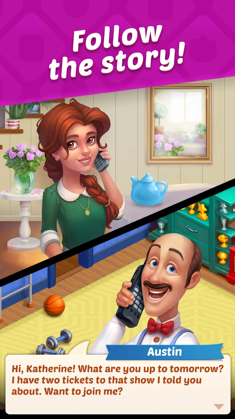 Homescapes v8.8.602 APK Мод (Много звёзд) Screenshot 4 Homescapes v8.8.602 APK Мод (Много звёзд) Screenshot 4
