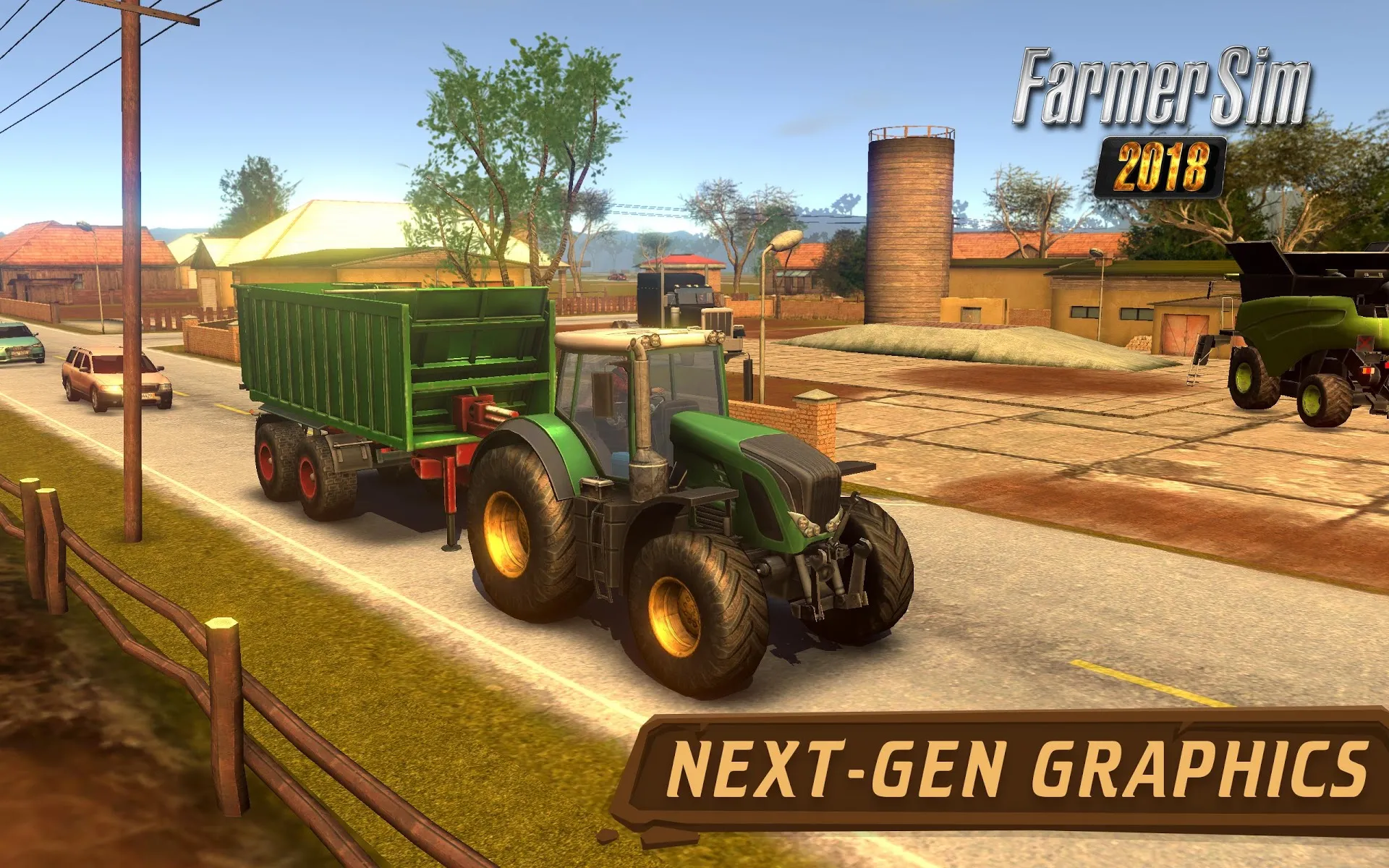 Farmer Sim 2018 [мод: много денег] Screenshot 2