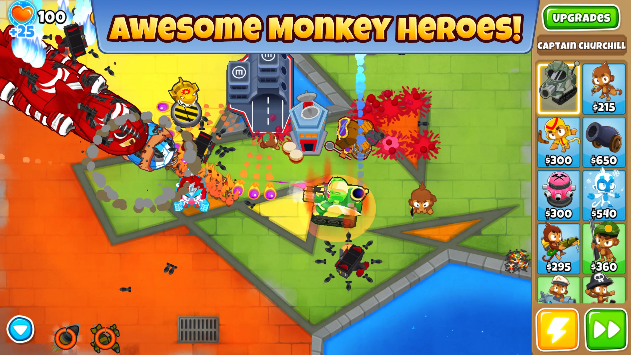 Bloons TD 6 v54.3 APK Мод (Меню, Режим бога, Всё открыто) Screenshot 1