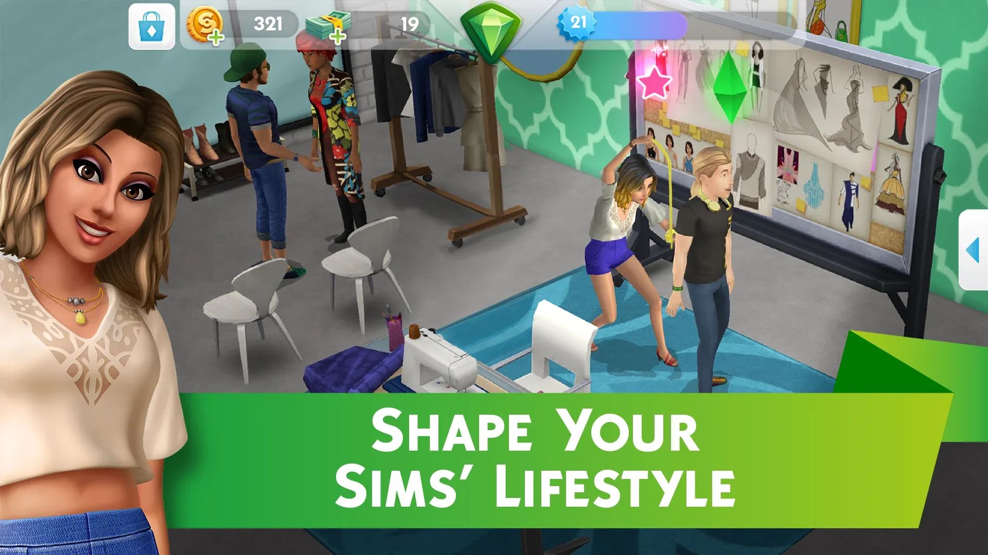 The Sims™ Mobile v52.0.0.164239 APK Мод (Много денег) Screenshot 3 The Sims™ Mobile v52.0.0.164239 APK Мод (Много денег) Screenshot 3