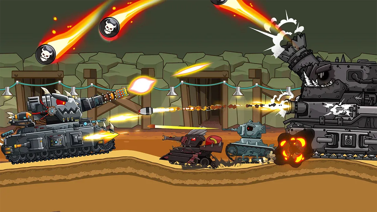 Tank Arena Steel Battle v2.1.2 APK Мод (Меню, Много денег, Скорость) Screenshot 2 Tank Arena Steel Battle v2.1.2 APK Мод (Меню, Много денег, Скорость) Screenshot 2