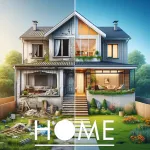 Скачать взлом Home Design Makeover v6.8.4g APK Мод (Меню, Много денег, АнтиБан) на Андроид