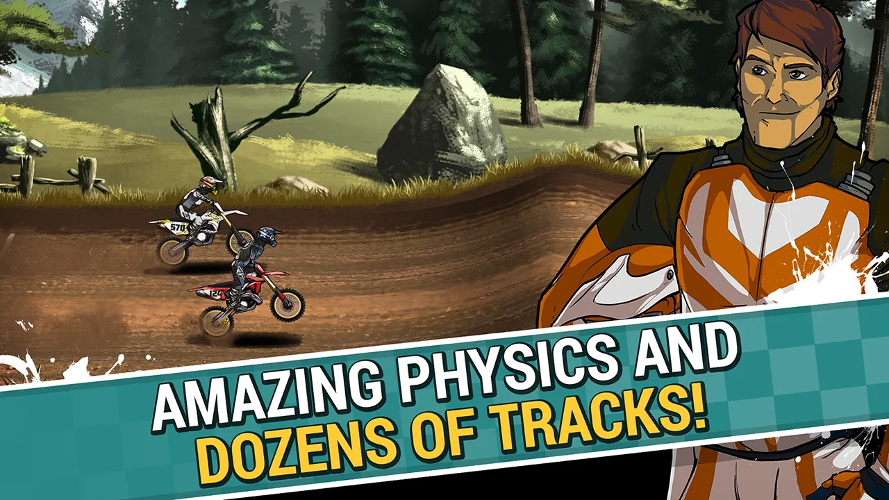 Mad Skills Motocross 2 v2.56.5043 APK Мод (Всё открыто) Screenshot 1