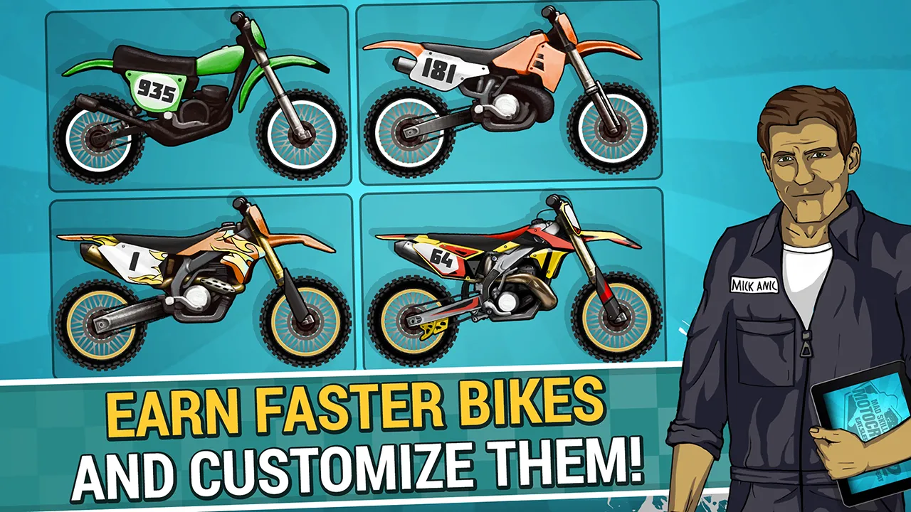 Mad Skills Motocross 2 v2.56.5043 APK Мод (Всё открыто) Screenshot 2