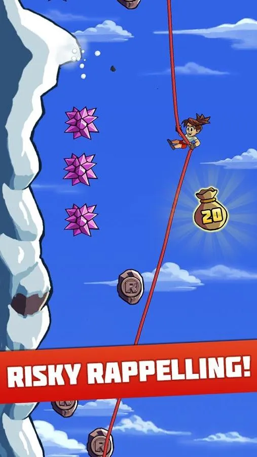 Radical Rappelling [мод: много денег] Screenshot 2