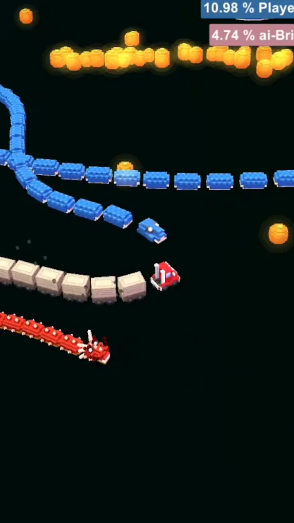 Snaker.io [мод: бесплатные покупки] Screenshot 1