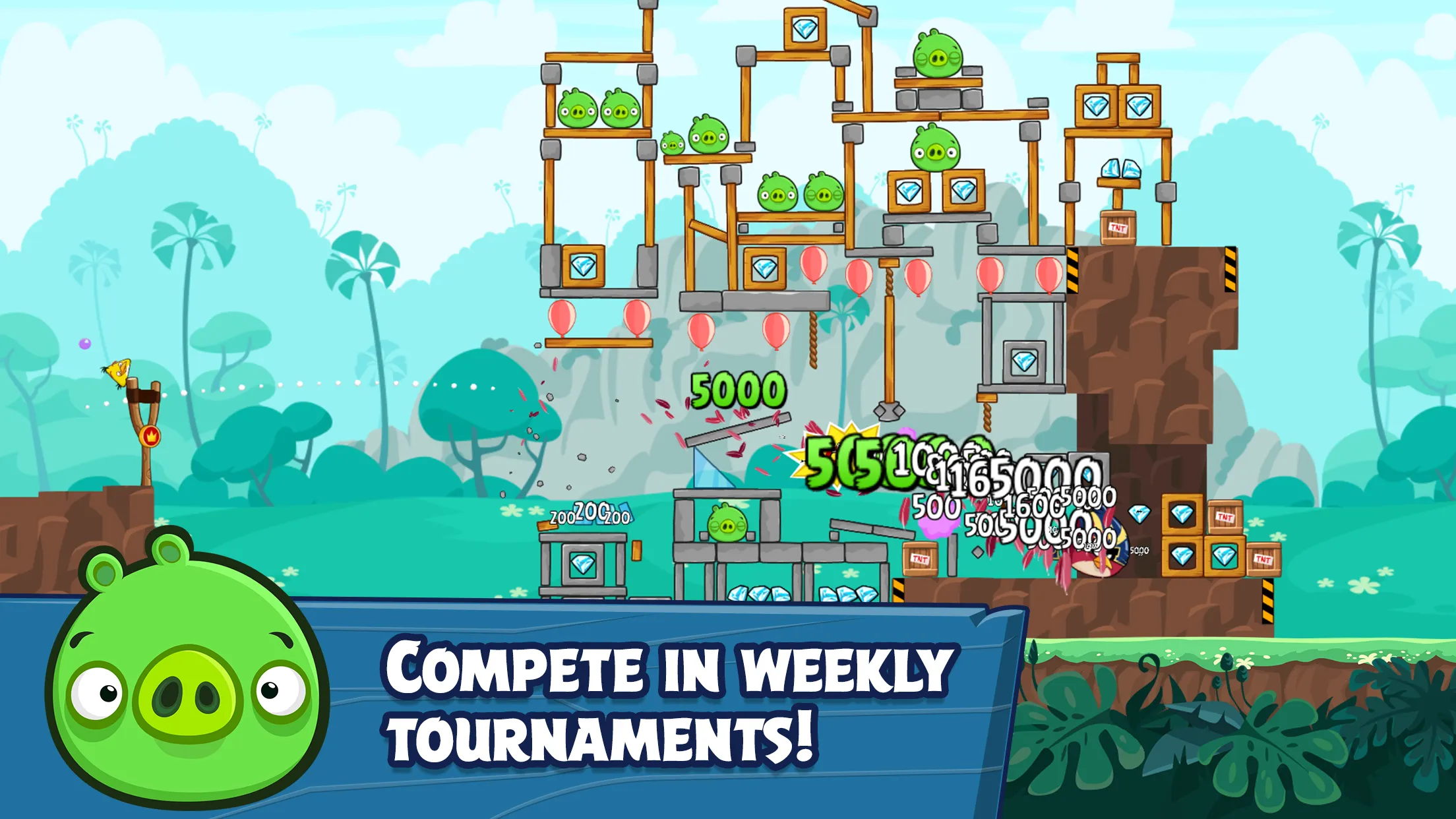 Angry Birds Friends v14.3.0 APK Мод (Меню, Много бустеров) Screenshot 3
