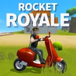 Скачать взлом Rocket Royale [мод: много денег] на Андроид