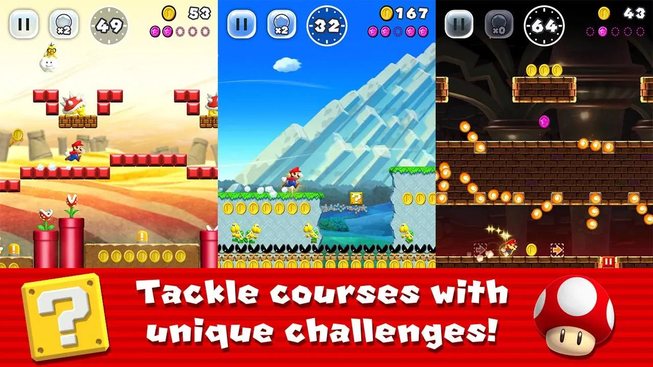 Super Mario Run v3.4.0 APK Мод (Всё открыто) Screenshot 1 Super Mario Run v3.4.0 APK Мод (Всё открыто) Screenshot 1