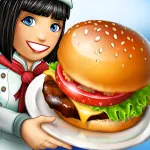 Скачать взломанную версию Кухонная Лихорадка: кафе мечты Мод (Много денег) на Андроид