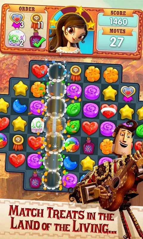 Sugar Smash: Book of Life [мод: много денег] Screenshot 2