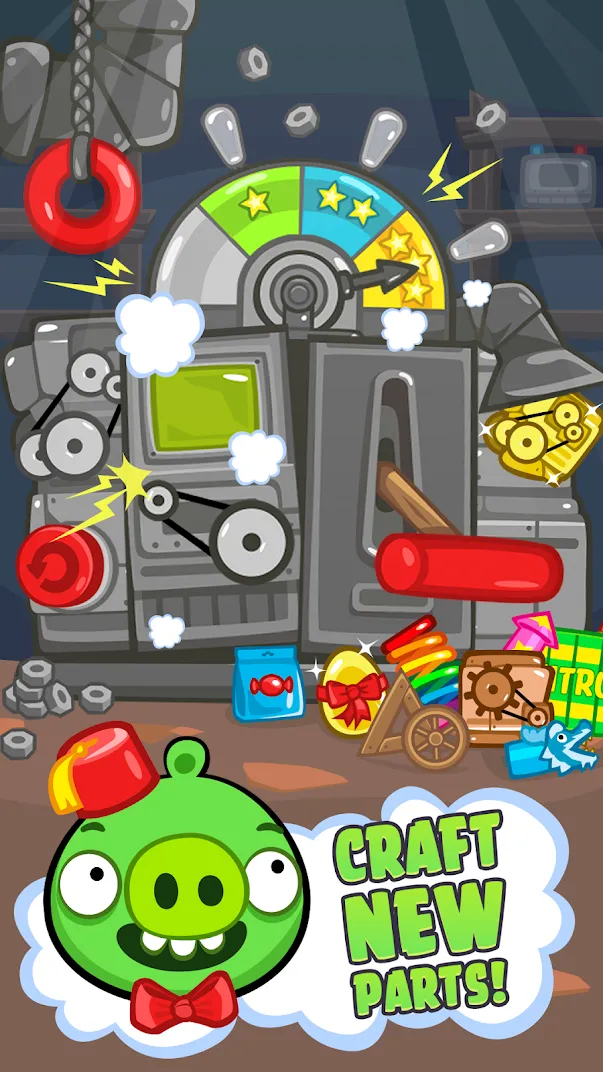 Bad Piggies HD v2.4.3379 APK Мод (Много денег) Screenshot 3 Bad Piggies HD v2.4.3379 APK Мод (Много денег) Screenshot 3