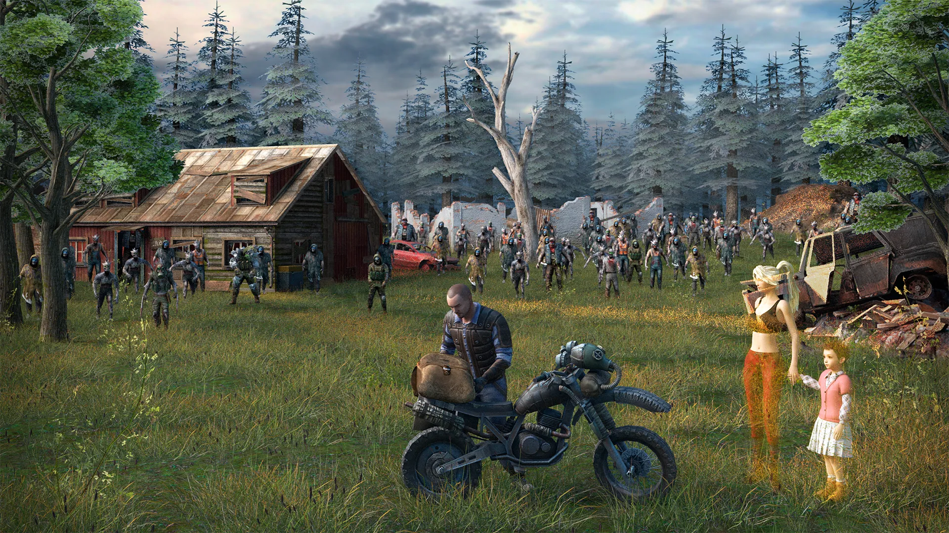 Dawn of Zombies: Survival v2.275 APK Мод (Меню, Бесплатный крафт, Максимальный уровень) Screenshot 1 Dawn of Zombies: Survival v2.275 APK Мод (Меню, Бесплатный крафт, Максимальный уровень) Screenshot 1