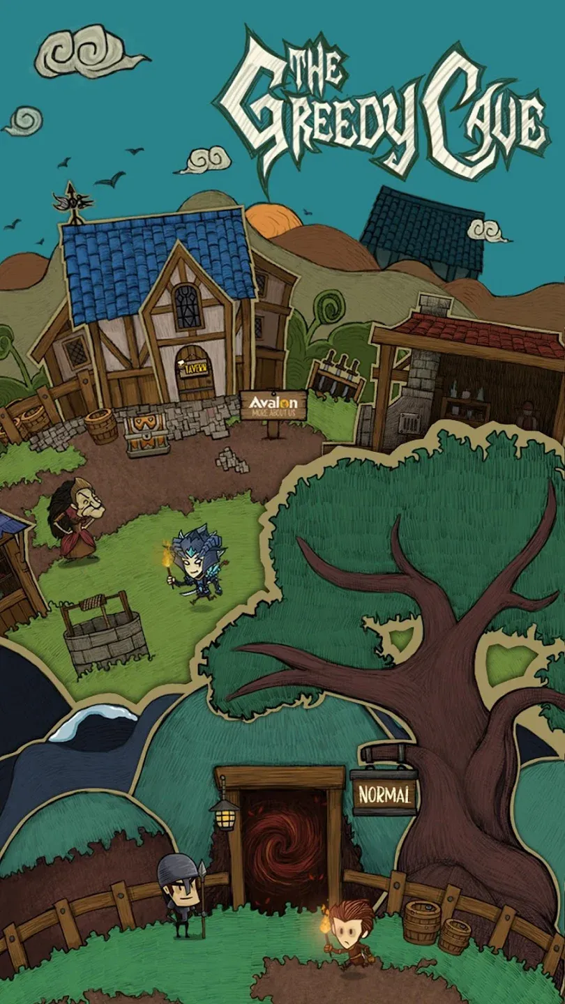 The Greedy Cave v6.0.5 APK Мод (Много денег) Screenshot 1 The Greedy Cave v6.0.5 APK Мод (Много денег) Screenshot 1