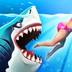 Скачать взлом Hungry Shark World Мод (Много денег) на Андроид