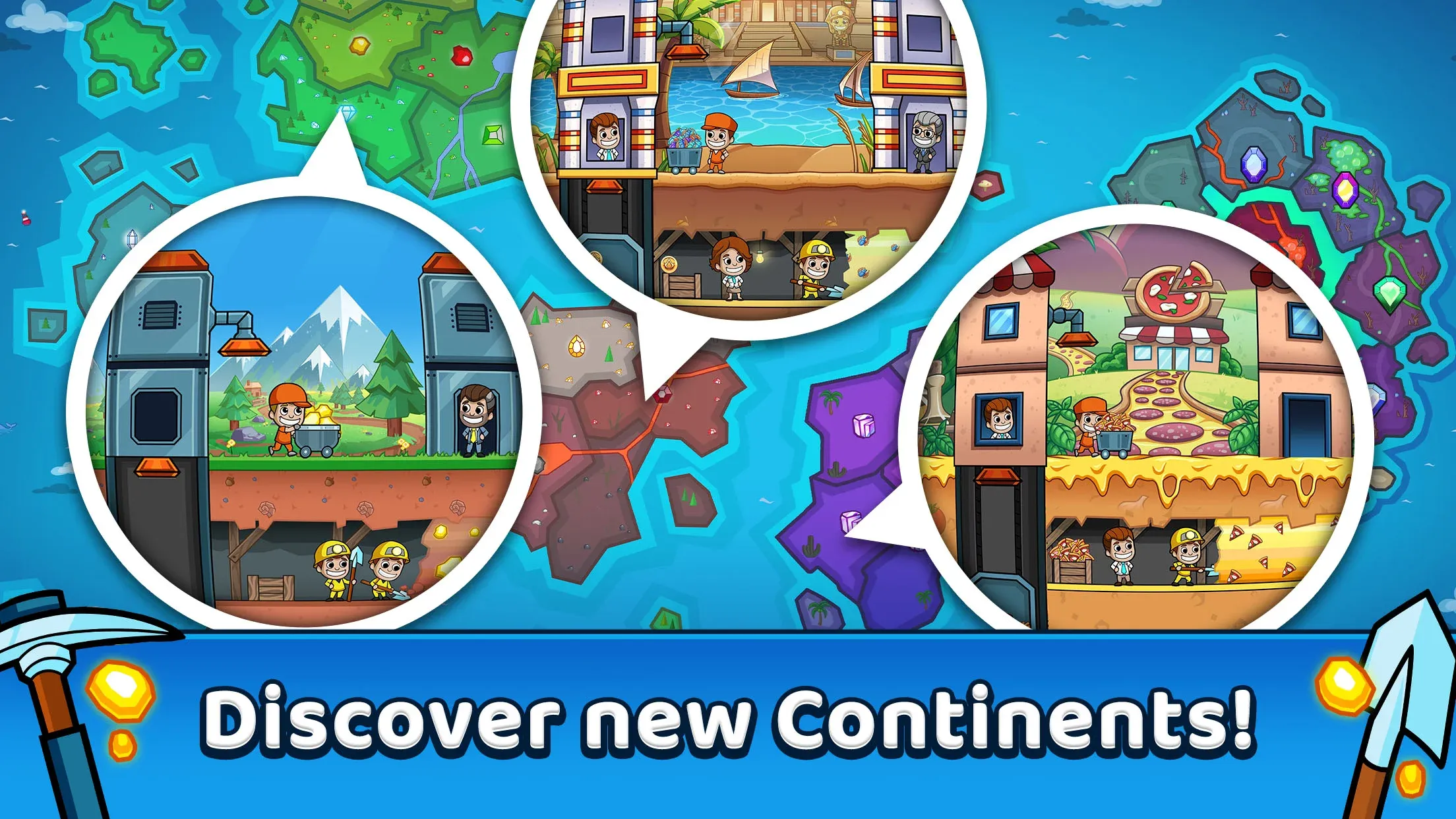 Idle Miner Tycoon: Gold & Cash v5.53.0 APK Мод (Много денег) Screenshot 4 Idle Miner Tycoon: Gold & Cash v5.53.0 APK Мод (Много денег) Screenshot 4