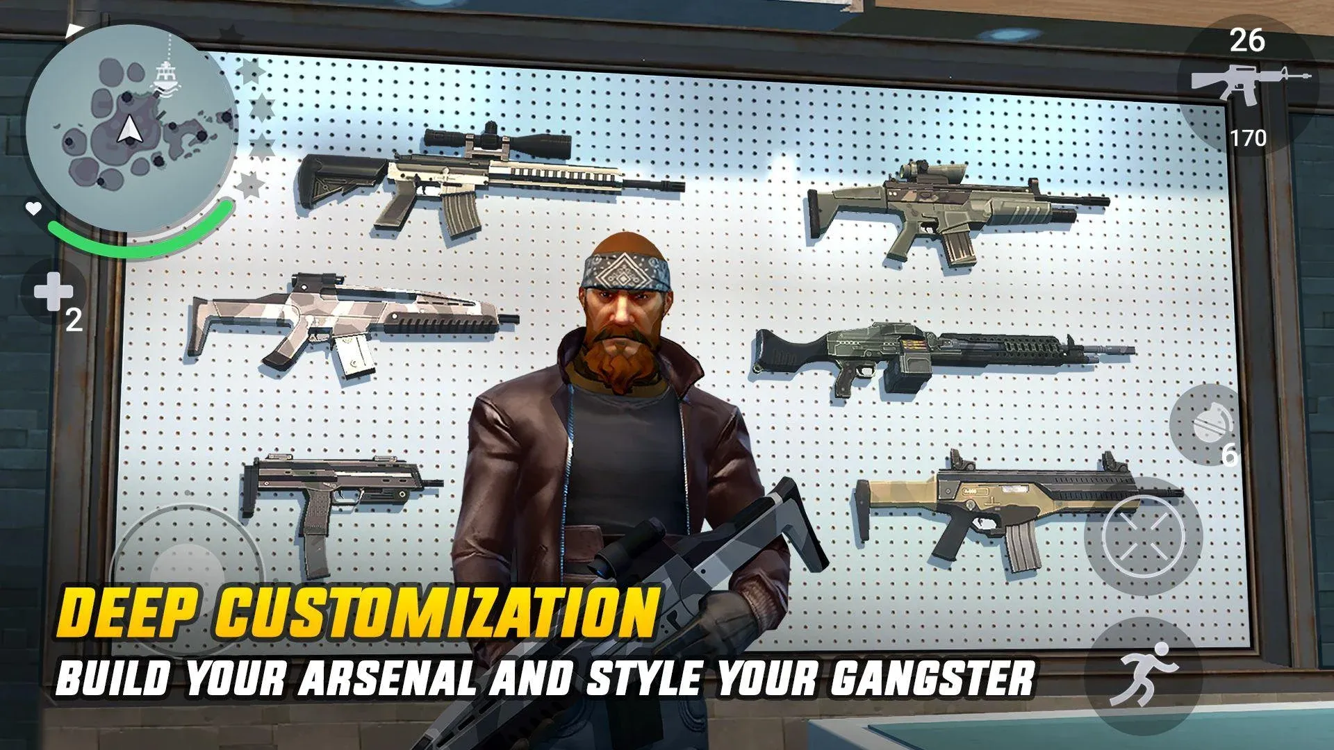 Gangstar: Новый Орлеан v2.3.1a APK Мод (Бесконечные боеприпасы) Screenshot 1