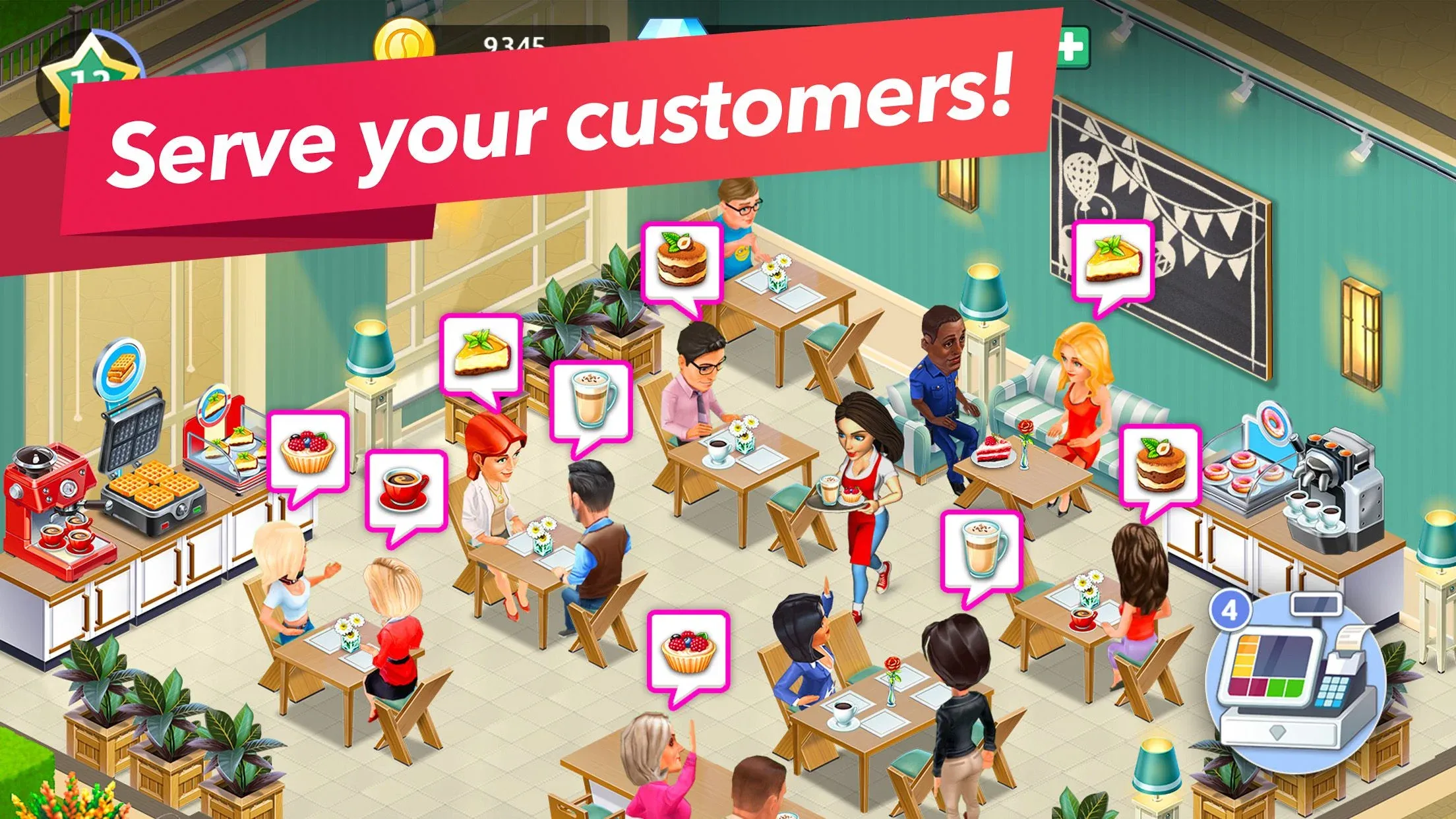 Моя кофейня — ресторан мечты v2026.5.1.0 APK Мод (Меню, Ускорение) Screenshot 3 Моя кофейня — ресторан мечты v2026.5.1.0 APK Мод (Меню, Ускорение) Screenshot 3