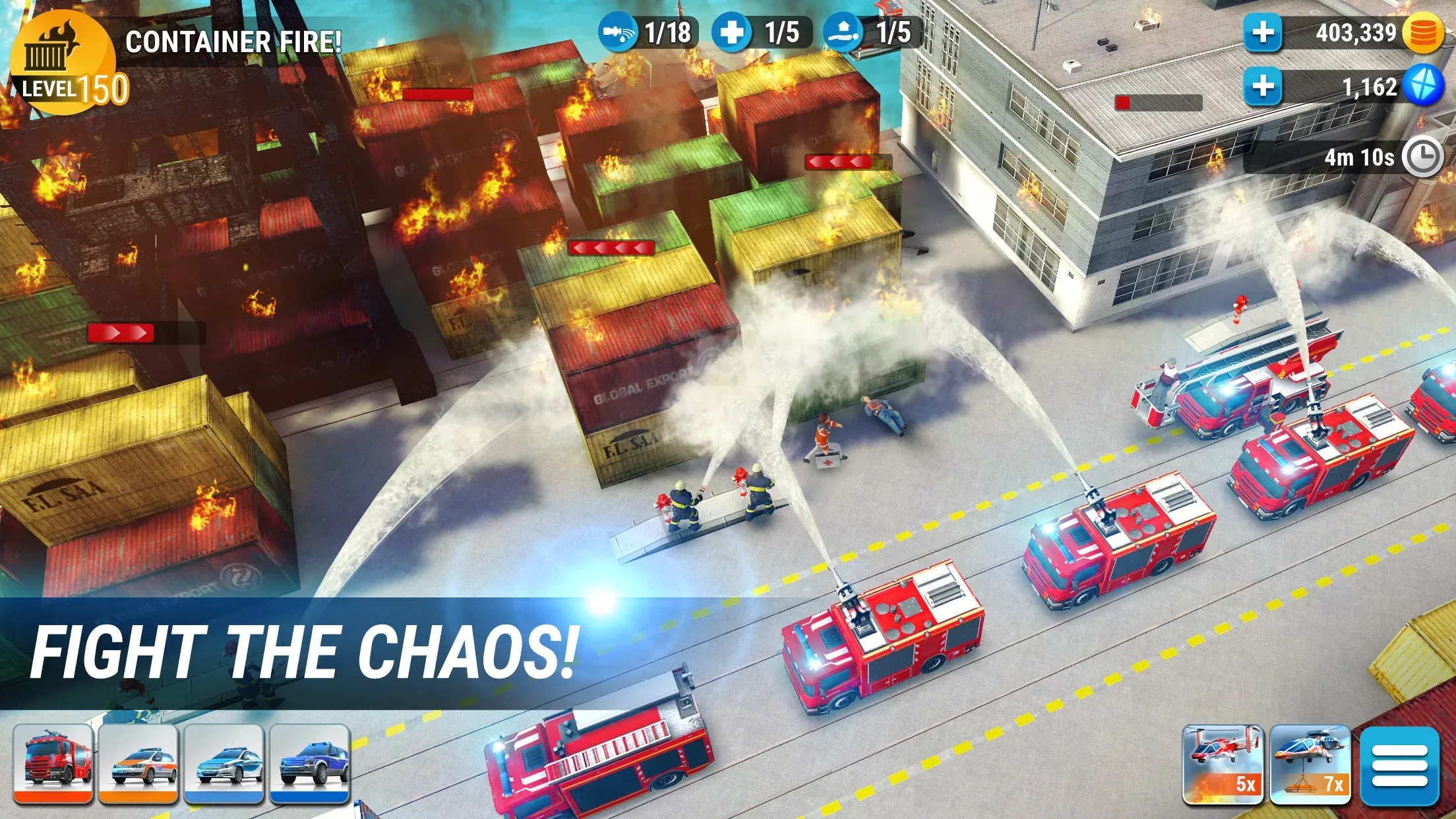 EMERGENCY HQ v2.10.1 APK Мод (Меню, Множитель скорости) Screenshot 4 EMERGENCY HQ v2.10.1 APK Мод (Меню, Множитель скорости) Screenshot 4