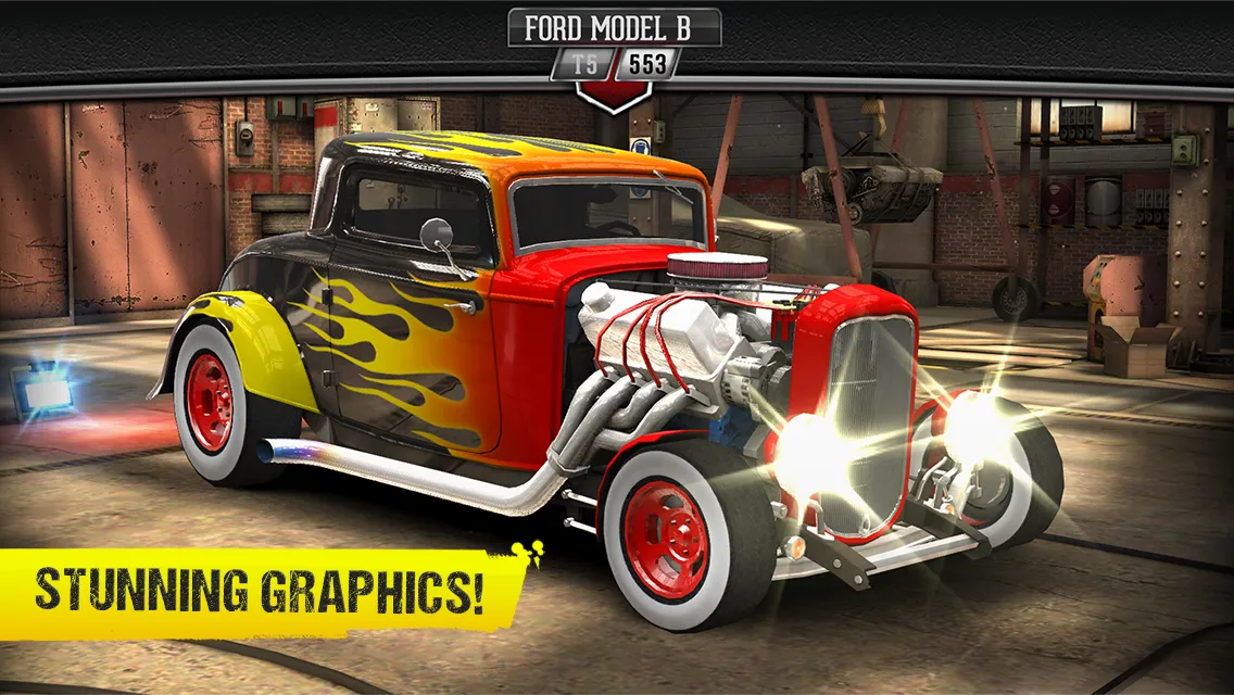 CSR Classics v3.1.3 APK Мод (Мега Меню, Много золота, денег и топлива) Screenshot 3