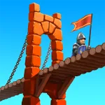 Скачать взломанную версию Bridge Constructor Medieval Мод (Полная версия) на Андроид