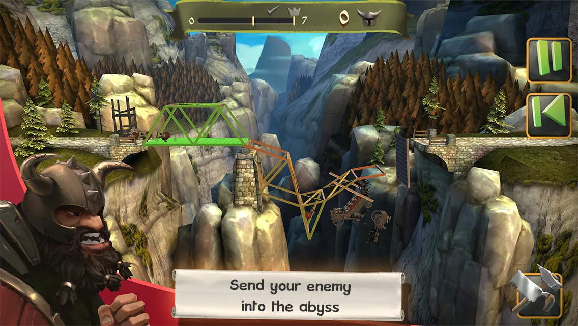 Bridge Constructor Medieval v4.0 APK Мод (Полная версия) Screenshot 4 Bridge Constructor Medieval v4.0 APK Мод (Полная версия) Screenshot 4