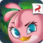 Скачать Angry Birds Stella [мод: много денег] на Андроид