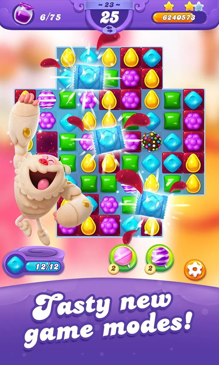 Candy Crush Friends Saga v5.1.1.0 APK Мод (Много жизней) Screenshot 1 Candy Crush Friends Saga v5.1.1.0 APK Мод (Много жизней) Screenshot 1