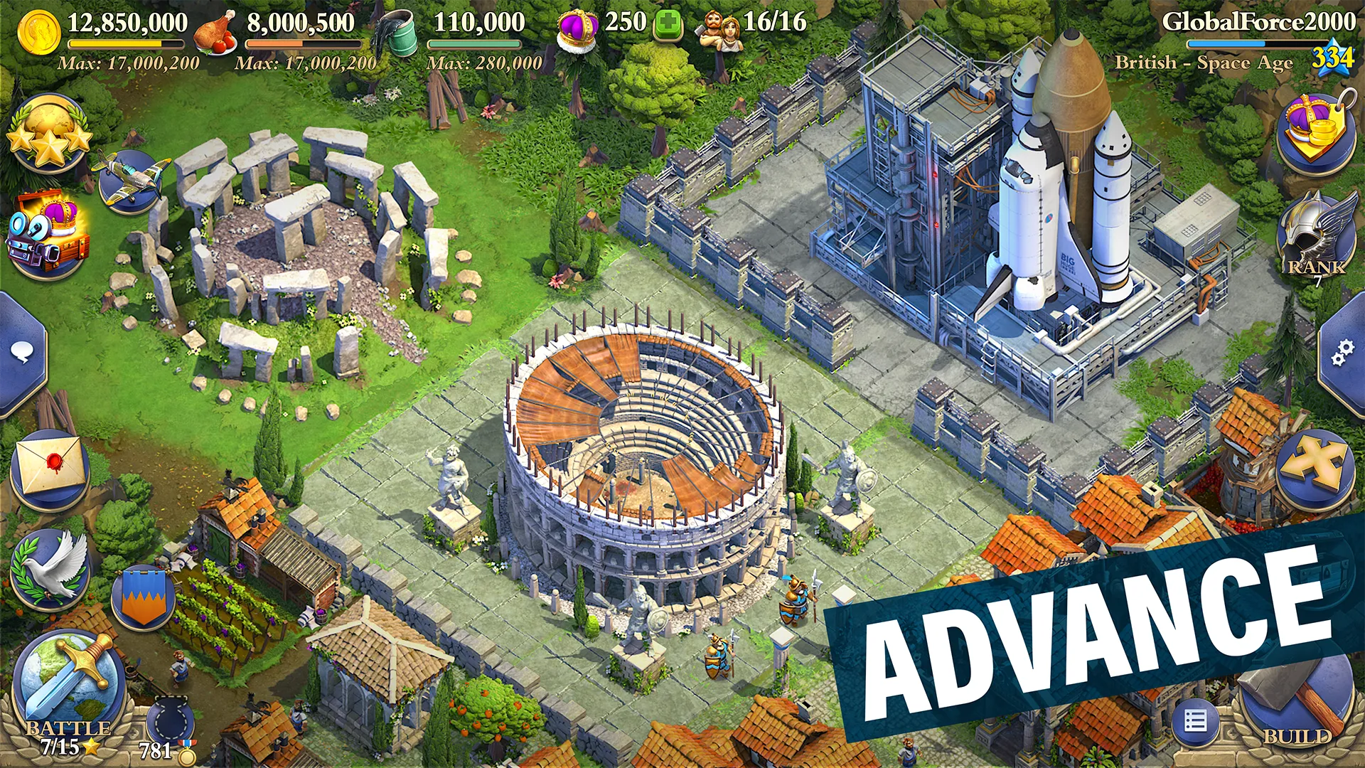DomiNations Asia v13.1570.1573 APK Мод (Меню, Max VIP) Screenshot 4