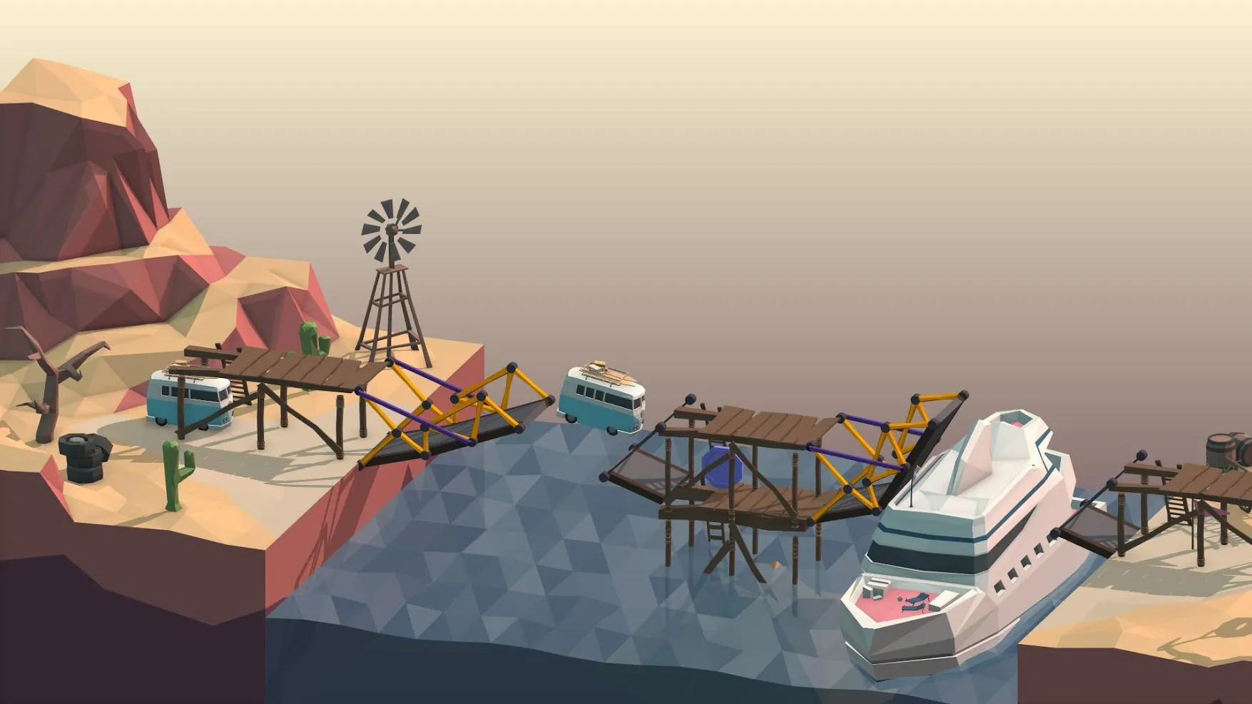 Poly Bridge [мод: полная версия] Screenshot 4