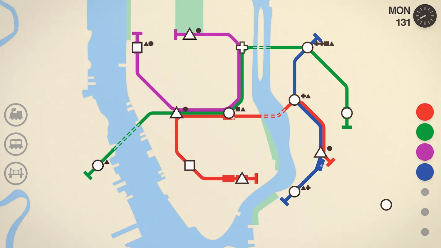 Mini Metro v2.57.1 APK Мод (Всё открыто, Все уровни разблокированы) Screenshot 1