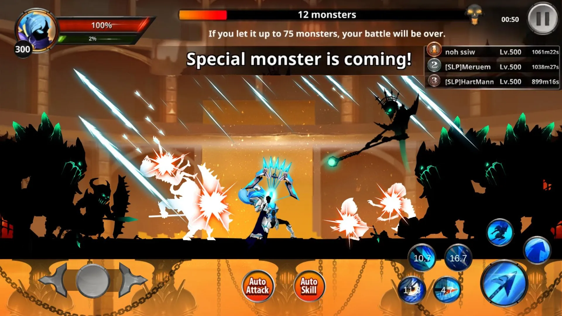 Легенды Стикмен: офлайн игры Premium [мод: меню] Screenshot 4