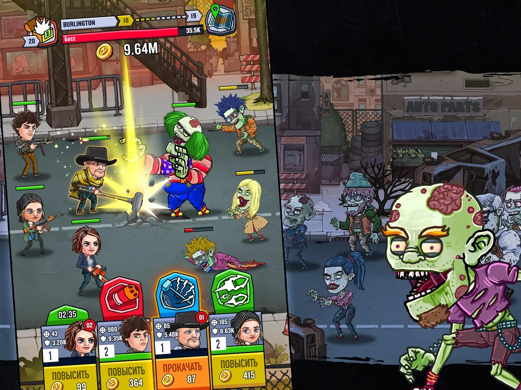Zombieland: AFK Survival [мод: меню] Screenshot 5