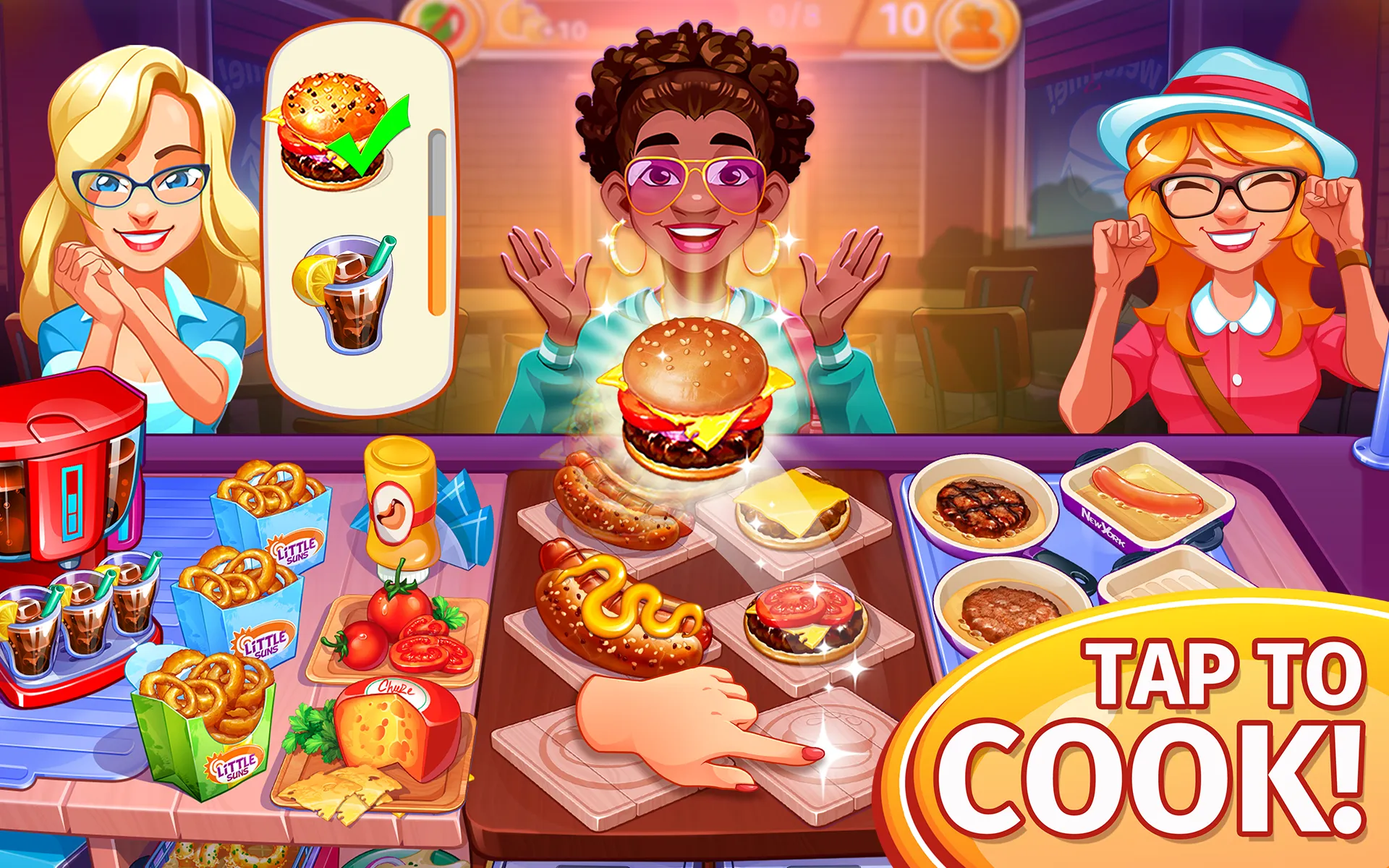 Безумный кулинар v2.13.0 APK Мод (Много денег) Screenshot 1 Безумный кулинар v2.13.0 APK Мод (Много денег) Screenshot 1