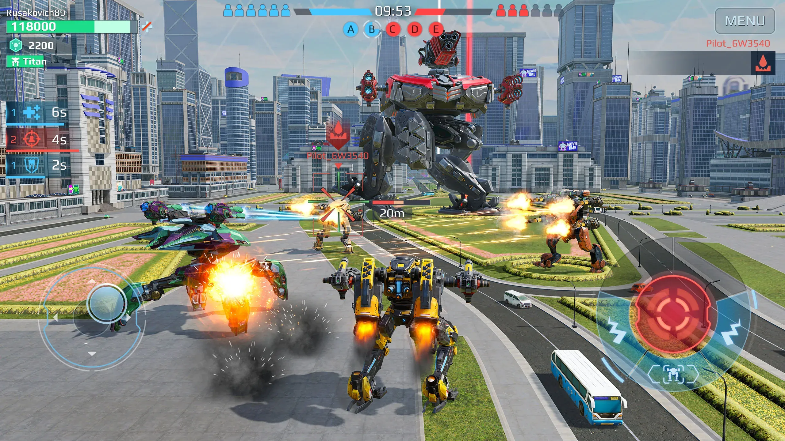 War Robots v12.0.0 APK Мод (Меню, Тупой враг, Бессмертие) Screenshot 2 War Robots v12.0.0 APK Мод (Меню, Тупой враг, Бессмертие) Screenshot 2