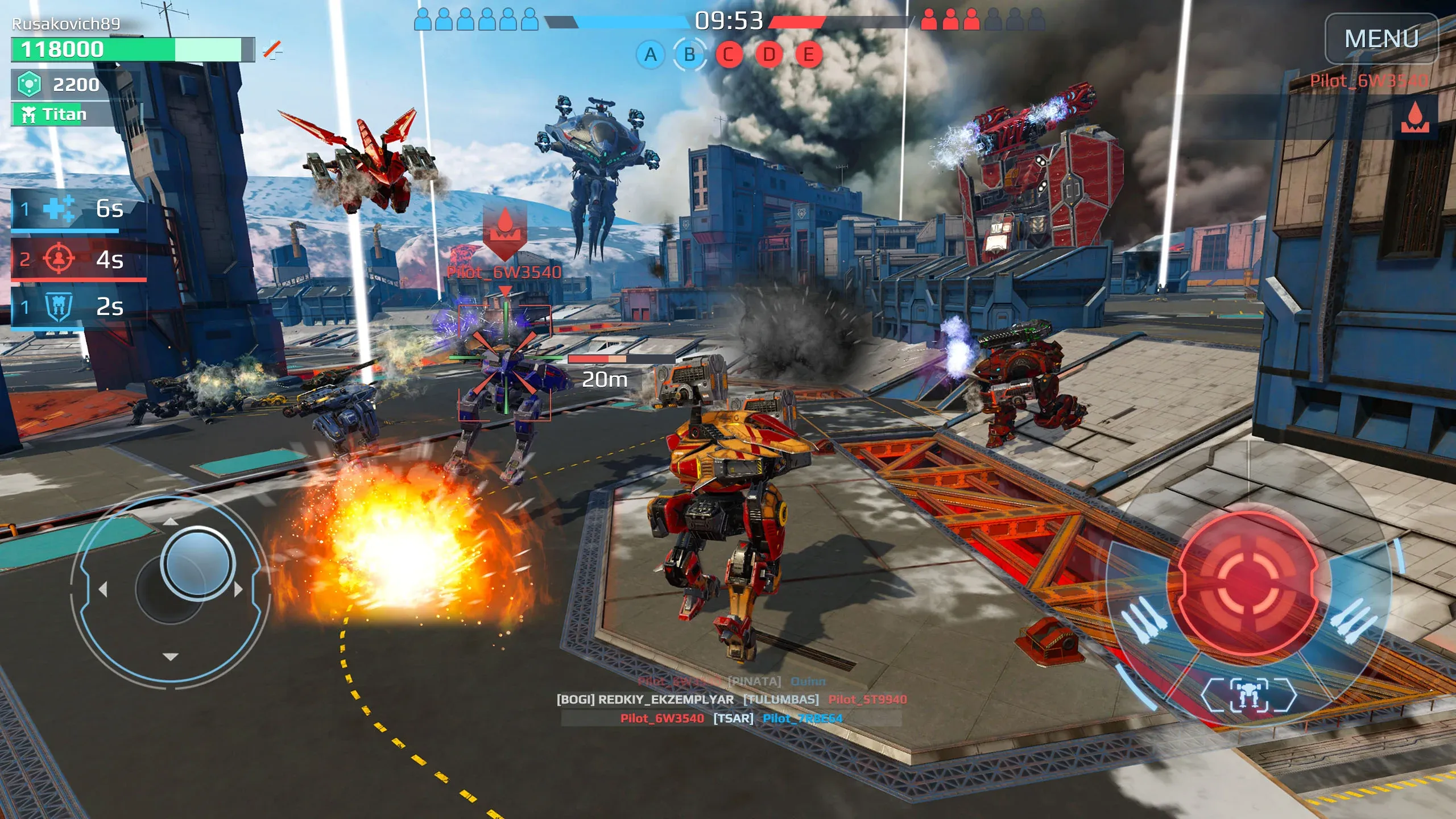 War Robots v12.0.0 APK Мод (Меню, Тупой враг, Бессмертие) Screenshot 4 War Robots v12.0.0 APK Мод (Меню, Тупой враг, Бессмертие) Screenshot 4
