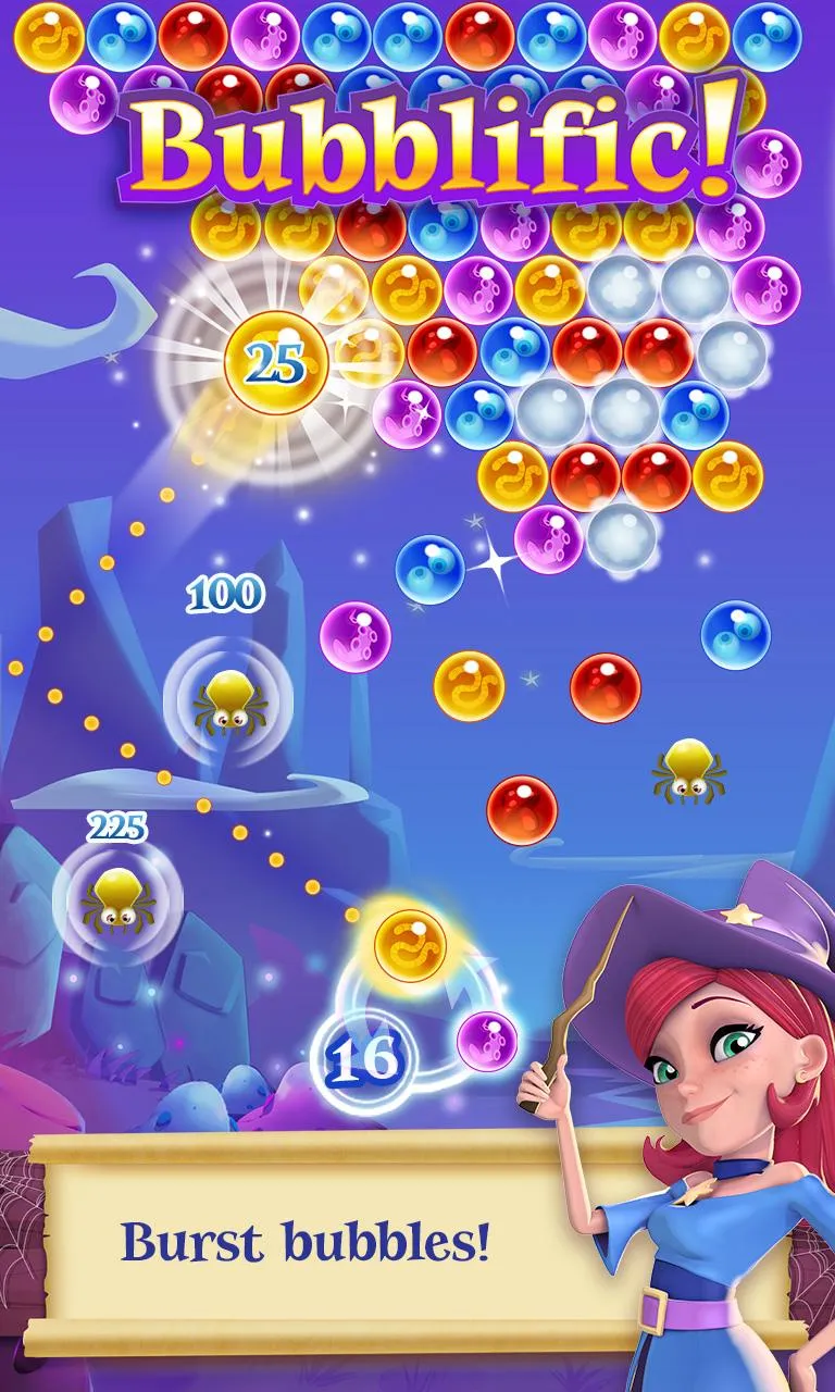 Bubble Witch 2 Saga [мод: много жизней] Screenshot 5