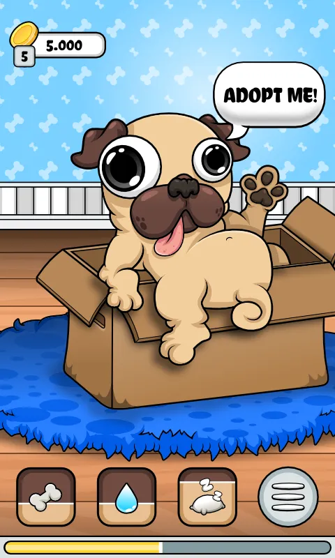 Pug – My Virtual Pet Dog [мод: много денег] Screenshot 1