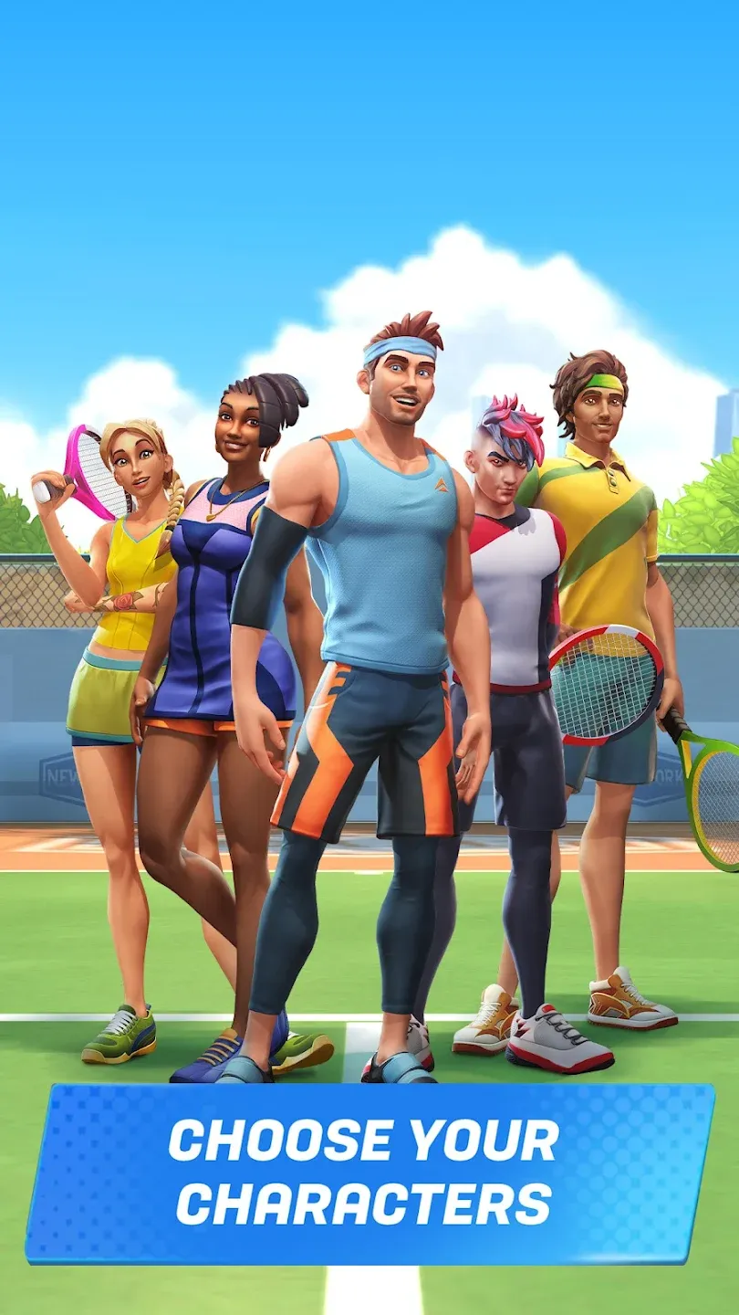 Tennis Clash v6.31.0 APK Мод (Мега Меню, 12+ функций) Screenshot 2 Tennis Clash v6.31.0 APK Мод (Мега Меню, 12+ функций) Screenshot 2