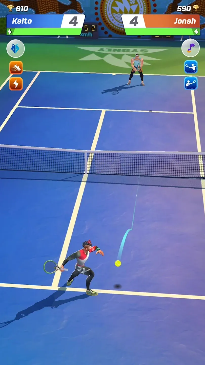 Tennis Clash v6.31.0 APK Мод (Мега Меню, 12+ функций) Screenshot 3 Tennis Clash v6.31.0 APK Мод (Мега Меню, 12+ функций) Screenshot 3