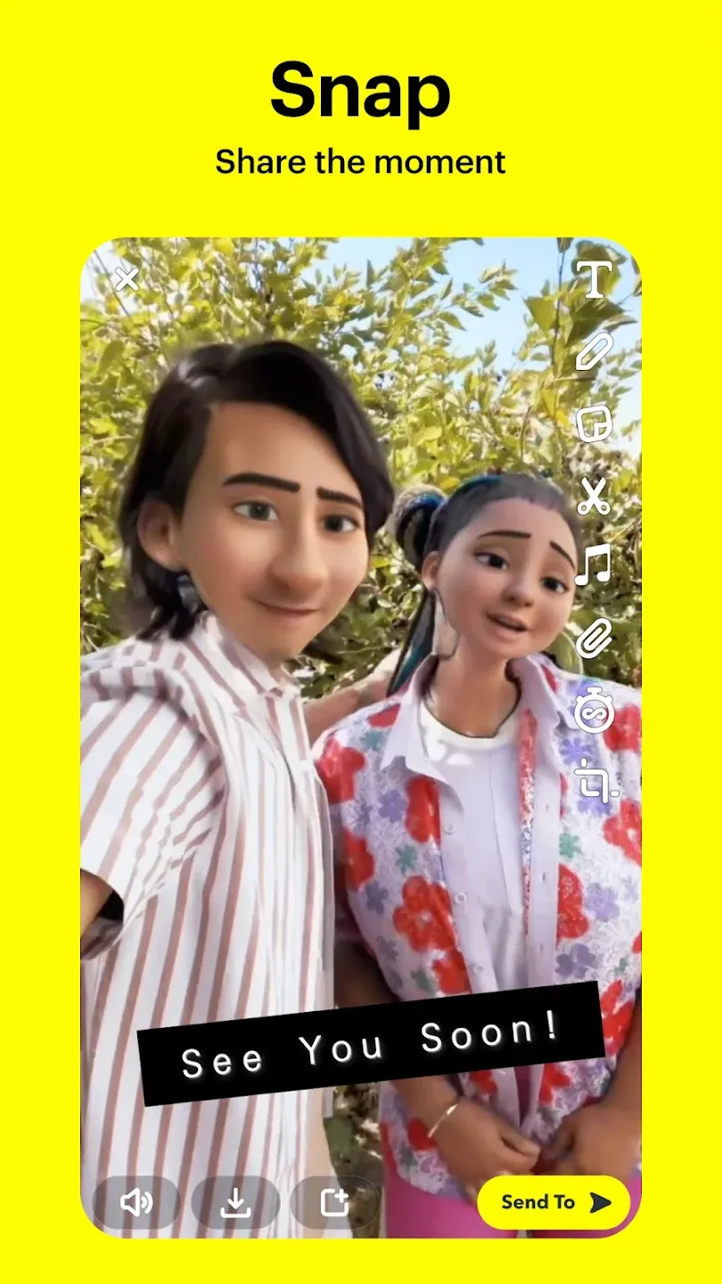Snapchat v13.92.0.53 APK Мод (Всё открыто, VIP) Screenshot 1